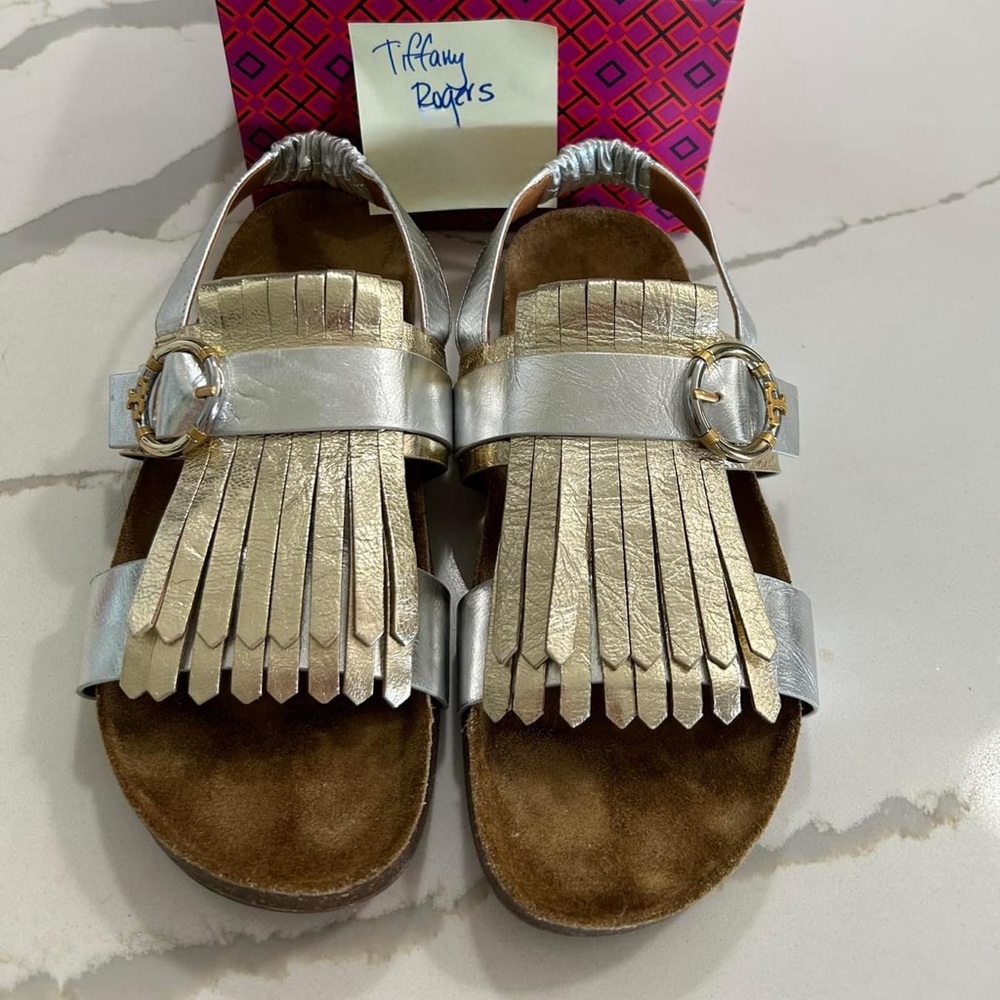 Size 9 EUC (worn once) Kiltie Sandal includes original box